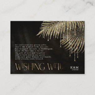 Jewel Palm Leaf Wishing Well V3 Gold ID830 Informatiekaartje