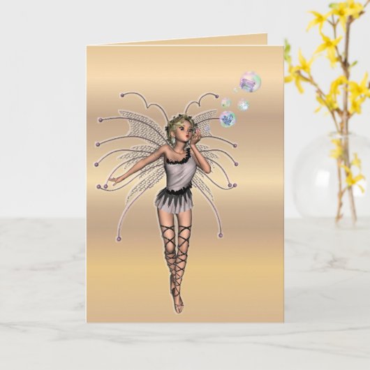 Jewel Pixie Legend Kaart (Gele Bloem)