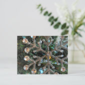 Jewel Snowflake, kerstboom, ornament Briefkaart (Staand voorkant)