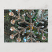 Jewel Snowflake, kerstboom, ornament Briefkaart (Voorkant)
