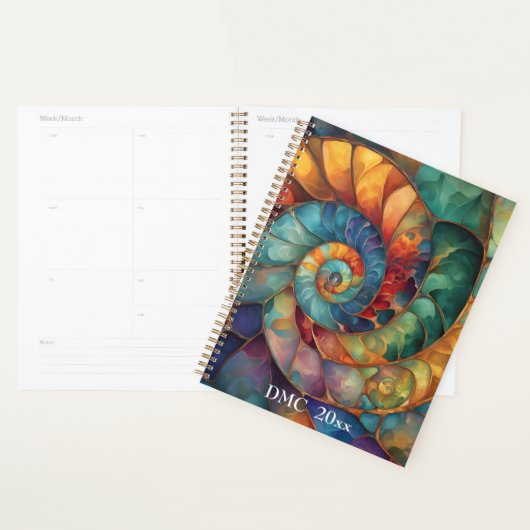Jewel Spiral Shell Planner (Display)