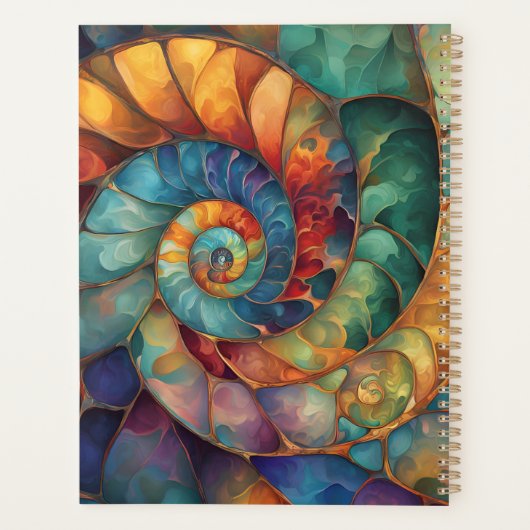 Jewel Spiral Shell Planner (Achterkant)