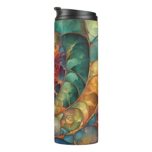 Jewel Spiral Shell Thermosbeker (Geroteerd rechts)