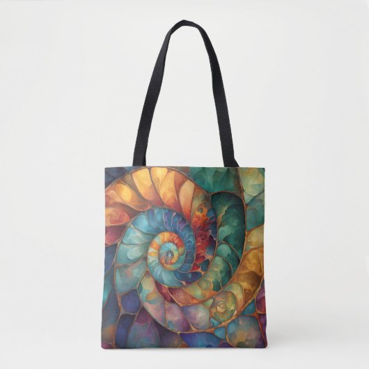 Jewel Spiral Shell Tote Bag (Voorkant)