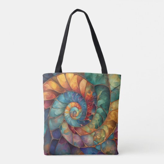 Jewel Spiral Shell Tote Bag (Achterkant)