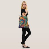 Jewel Spiral Shell Tote Bag (Op model)