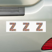 Jewel Stone studeerde Alpha ZZZ z ZZ Birthday Gift Bumpersticker (Op auto)