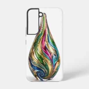 Jewel Swirl Traandrop Luxe Murano Hoes Samsung Galaxy Hoesje