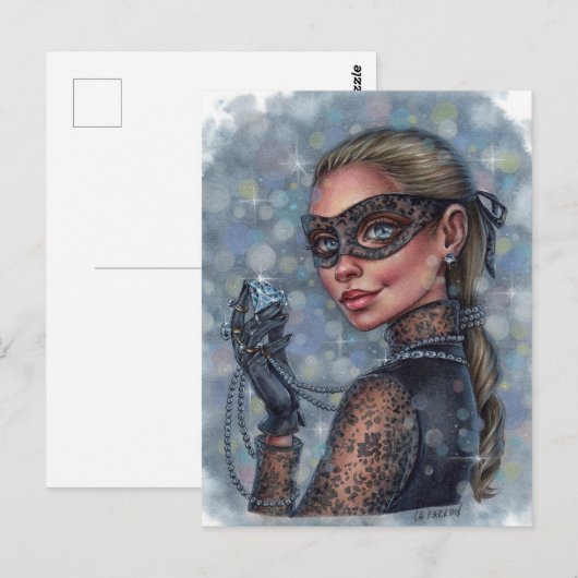 Jewel Thief Briefkaart (Voorkant / Achterkant)