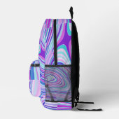 Jewel Tone Bedrukte Rugzak (Rechts)