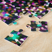 Jewel Tone Crystal Pixels Legpuzzel (Zijkant)