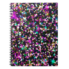 Jewel Tone Crystal Pixels Notitieboek