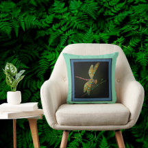 Jewel Tone Dragonfly ontmoet Mandala op Aqua