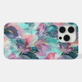 Jewel Tone Floral iPhone Hoesje (Achterkant horizontaal)