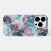 Jewel Tone Floral iPhone Hoesje (Achterkant horizontaal)