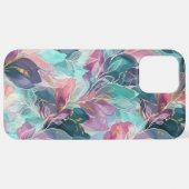 Jewel Tone Floral iPhone Hoesje (Achterkant horizontaal)