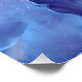 Jewel Tone Fluid Resin Nebula Glow Perfect Poster (Hoek)