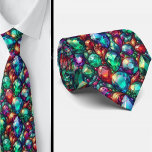 Jewel Tone Gemstone Pattern Stropdas<br><div class="desc">Luxury Jewel Tone Gemstone Pattern Neck Tie Add a vibrant touch of elegant charm to your wardrobe with this striking multicolor gemstone pattern neck tie. Featuring a rich palette of emerald green, turquoise blue, scarlet red, and royal purple, the design is inspired by the brilliance and depth of precious stones....</div>