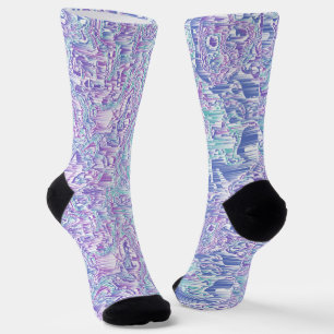 Jewel Tone Glitch 2 Socks Sokken