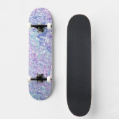 Jewel Tone Glitch Persoonlijk Skateboard (Voorkant)