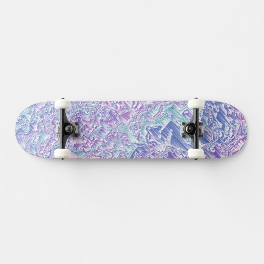 Jewel Tone Glitch Persoonlijk Skateboard (Horizontaal)