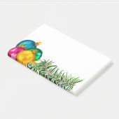 Jewel tone kerstsierplanten Pine sprig Post-it® Notes (Schuin)