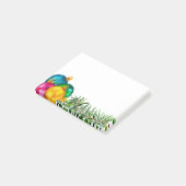 Jewel tone kerstsierplanten Pine sprig Post-it® Notes (Schuin)