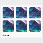 Jewel Tone Nebula Aquatic Turquoise Product Label (Vel)
