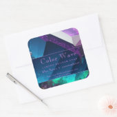 Jewel Tone Nebula Aquatic Turquoise Product Label (Envelop)