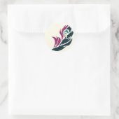 Jewel Tone Peacock Feather Sticker (Tas)