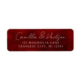 Jewel Tone-Romance | robijn | Retouradres Etiket