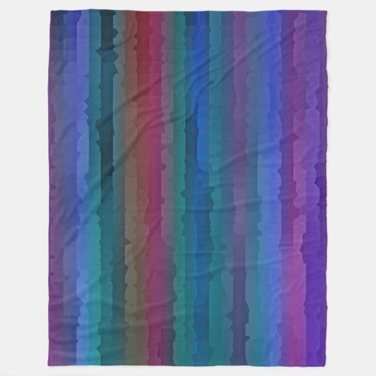Jewel Tone Streaks Uitnodiging Fleece Deken (Voorkant)