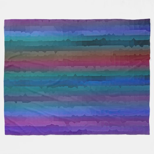 Jewel Tone Streaks Uitnodiging Fleece Deken (Voorkant (Horizontaal))