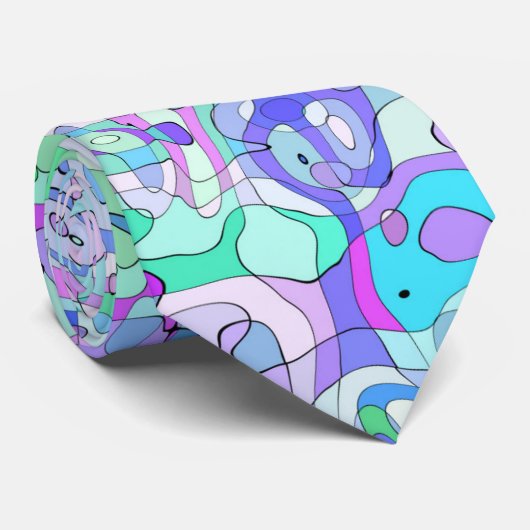 Jewel Tone Stropdas (Opgerold)