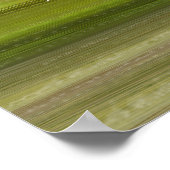 Jewel Tone Waterverf Stripes Custom Name Poster (Hoek)