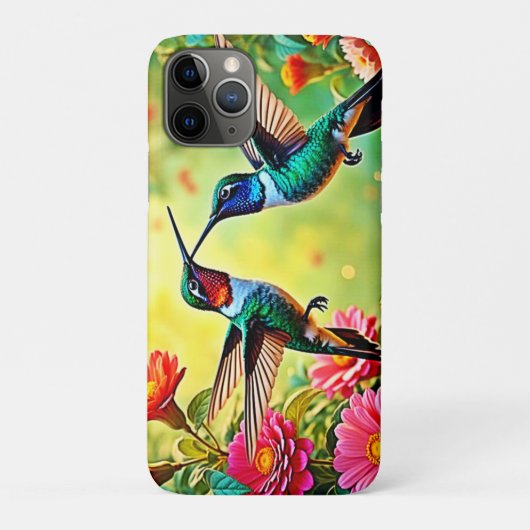 Jewel-Toned Hummingbird Magic Design Case-Mate iPhone Case (Achterkant)