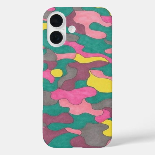 Jewel Toned Pattern iPhone Case (Achterkant)