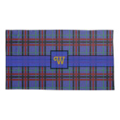 Jewel-Toned Plaid Kussen Hoesje Kussensloop (Achterkant)