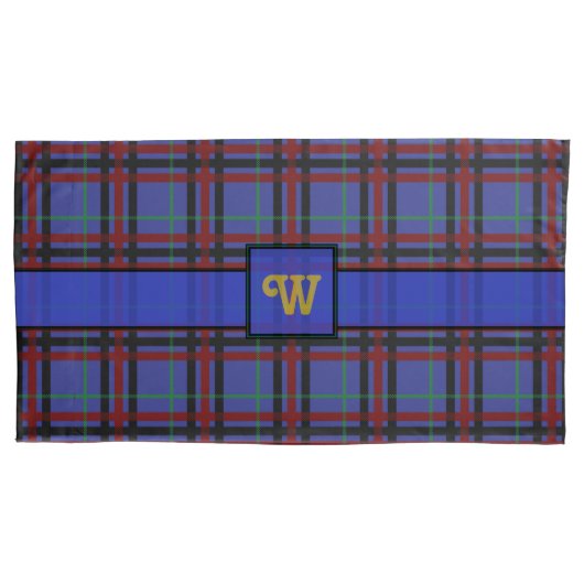 Jewel-Toned Plaid Kussen Hoesje Kussensloop (Voorkant)