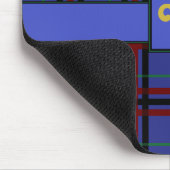 Jewel-Toned Plaid Mousepad Muismat (Hoek)