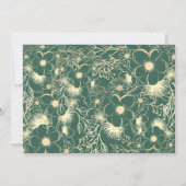 Jewel Tones die wedden om de datum te bewaren Save The Date (Achterkant)