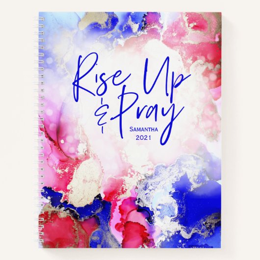 Jewel Tones Named Christelijk Prayer Journal Notitieboek (Voorkant)