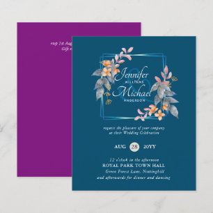 Jewel Tones Thema Bruiloft Save Dates Budget