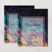 Jewel Tones TROUW INKT Pruim Paars Turkoois Marine (Voorkant / Achterkant)