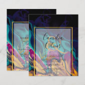 Jewel Tones WEDDING INK Plum Paars Blauwgroen Navy (Voorkant / Achterkant)