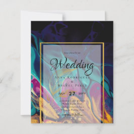 Jewel Tones WEDDING INK Plum Paars Blauwgroen Navy