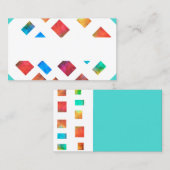 jewel toon modern visitekaartje aangepaste sjabloo (Voorkant / Achterkant)