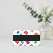 jewel toon modern visitekaartje aangepaste sjabloo (Staand voorkant)