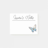Jewel Vlinder Opal en Zilver Post-it® Notes (Voorkant)