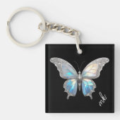 Jewel Vlinder Opal en Zilver Sleutelhanger (Voorkant)